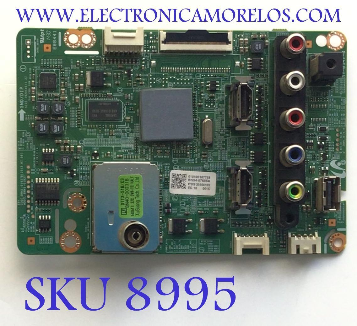 MAIN PARA SMART TV SAMSUNG / NUMERO DE PARTE BN94-07685A / BN41-01937B / BN9407685A / 07685A / MODELO UA60H6003